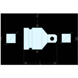 FACOM IMPACT-Adapter innen 3/4" - aussen 1/2