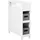 Beliani Badezimmerschrank 20 x 70 x 20 cm Weiß