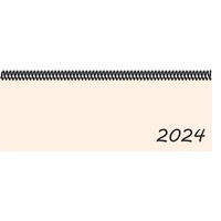 E&Z Verlag Gmbh Schreibtischkalender Tischkalender 2024 in der Trendfarbe haut beige