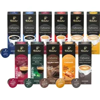 Tchibo Cafissimo Probierset verschiedene Sorten Caffè Crema, Espresso und Kaffee, 110 Stück (11x10 Kaffeekapseln), nachhaltig & fair gehandelt