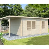 Palmako Gartenhaus Ella 6,5 x 3,5 m Weiß