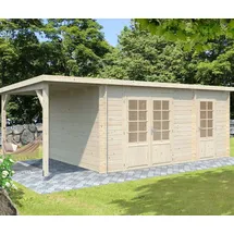 Palmako Gartenhaus Ella 6,5 x 3,5 m Weiß