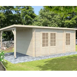 Palmako Gartenhaus Ella 6,5 x 3,5 m Weiß