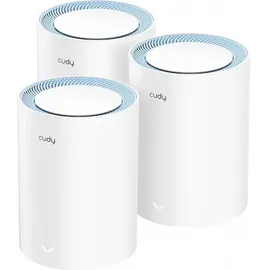 Cudy M1200 3-PACK mesh Wi-Fi system / Wi-Fi 5 (802.11ac) White 1 Internal, Router, Weiss