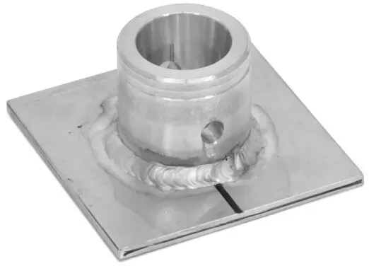 ALUTRUSS SINGLELOCK Bodenplatte SBP (eckig)