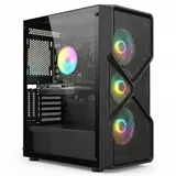 STGsivir Gaming PC, GeForce RTX 3050 6GB GDDR6,Core i7 8th bis zu 4.1 Ghz,32GB DDR4,1TB SSD,WLAN 6,BT5.0,RGB Lüfter x3,Windows11 Pro,Gamer PC Computer Desktop