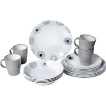 Brunner Deep Sea Geschirrset 16-tlg. blau/grau