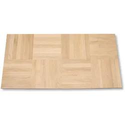Mosaikparkett Eiche Natur/Select 8mm - Hochwertiges Massivparkett - Verlegeelement Würfel - 4,10qm - 100% FSC®-zertifiziert