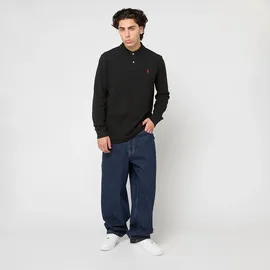 Ralph Lauren Polo Ralph Lauren Herren Polo-Shirt schwarz Slim Fit, schwarz, NOS