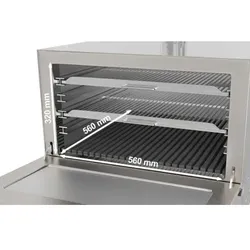 Professioneller Holzkohle-Ofen, 560x524mm Grill