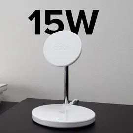 SBS Vertikale kabellose 2-in-1-Ladestation für iPhone, Android-Handys, AirPods, TWS-Ohrhörer