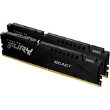 Kingston FURY Beast schwarz DIMM Kit 64GB, DDR5-5600, CL40-40-40 (KF556C40BBK2-64)