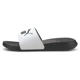 Puma Popcat 20 Jr, Unisex-Kinder Dusch- - Badeschuhe, Weiß (Puma White-Puma Black 02), 39 EU