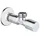 Grohe Eckventil, selbstdichtendes Anschlussgewinde (Abgang und Wandanschluss 1/2 Zoll, mit Schubrosette, wassergeschützte Spindelabsperrung, mit Fettkammer und doppelter O-Ring Abdichtung). 22043000
