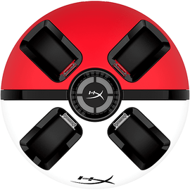 Kingston HyperX ChargePlay Quad 2 Nintendo Rot, Weiß, USB Drinnen