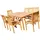 ASS Altenburger Teak Set 7-tlg. Braun