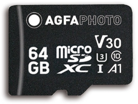AGFA 64GB microSDXC-Karte inkl. Adapter UHS-I