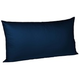 FLEURESSE Kissenbezug Jersey 40 x 80 cm Blau Dunkelblau