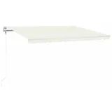 vidaXL Markise 400 x 300 cm creme