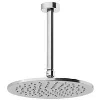 GESSI Anello, Antikalk-Kopfbrause D=250 mm mit Gelenk und Deckenarm,