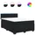 vidaXL Boxspringbett 140 x 200 cm Schwarz