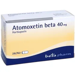 Atomoxetin beta 40 mg Hartkapseln 28 St