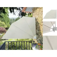 VidaXL Faltbarer Balkonfächer 160 x 240 cm creme