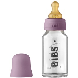 Bibs Baby Glass Bottle, 110 ml Mauve