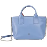 Dudu Ibiza Handtasche Leder 22 cm blau