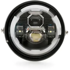 PUIG LED-Scheinwerfer für Motorrad Schwarz