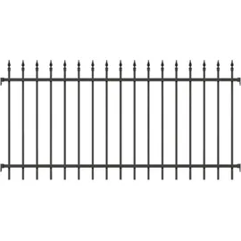 GAH Alberts Alberts Zaunelement Chaussee 120 x 200 cm anthrazit