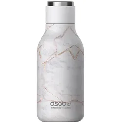 Asobu Urban, 460 ml, Sport, Tägliche Nutzung, Wandern, Grau, Weiß, Edelstahl, Er
