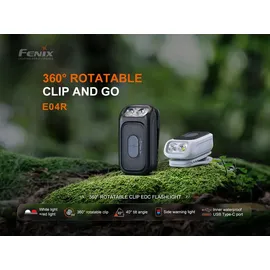 Fenix E04R LED Taschenlampe 300 Lumen
