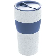 Koziol AROMA TO GO XL - Thermobecher mit Deckel 700ml in organic blue | Gr.: onesize