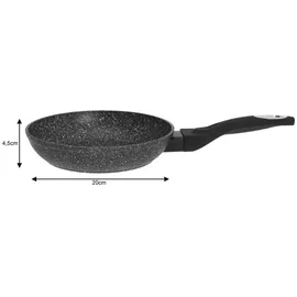 Klausberg Pfannen-Set 3-tlg. 20 cm + 24 cm + 28 cm