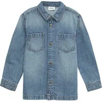 S.Oliver Denim-Hemd im Used-Look blau 116/122