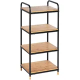 Wenko Regal Loft Bambus Braun mit 4 Etagen