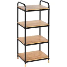 Wenko Regal Loft Bambus Braun mit 4 Etagen