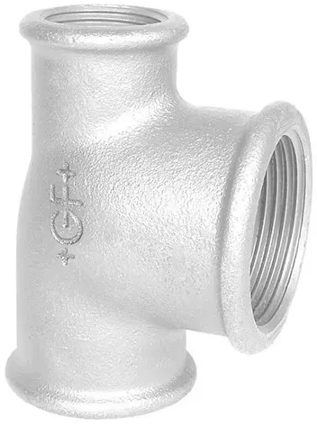 tee 90° galvanized reduced 1 1/4-1 1/2-1''