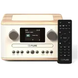 Pure Classic C-D4 Digitalradio White/Oak EU/UK