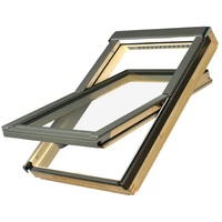 Fakro Dachfenster FTP-V U5 66x118cm Schwingfenster Holz natur