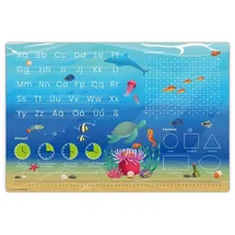 cover-your-desk.de Lernunterlage Unterwasserwelt Optik" in blau (L)60 x (B)40 – Gr.: onesize
