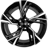 mam wheels MAM Rs5 Black Front Polish 7.5x17 ET 55 5/108 Alufelge Schwarz