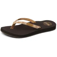 Reef GINGER, Damen Zehentrenner, Mehrfarbig (Brown/Peach Bpe), 35 EU (3 UK) - 35 EU