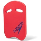 Speedo Kick Board Rot - Griffiges ergonomisches Schwimmbrett, Größe One Size - Farbe Fed Red - Blue Flame