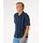 Rip Curl Kurzarmhemd gestreift Dark Navy M