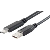 ShiverPeaks S-Conn 77143-1.0 USB Kabel 1 m USB 2.0 USB C USB A Schwarz