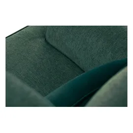 Konsimo Ohrensessel Stralis Webstoff 82 x 108 x 80 cm Blau mit Kissen