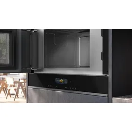 Siemens BF922L1B1 - iQ700, Einbau-Mikrowelle, Schwarz, Edelstahl
