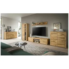 Möbel Kraft Wohnwand ¦ holzfarben ¦ Maße (cm): B: 255 H: 159 T: 35.0
